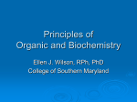 Principles of Organic and Biochemistry