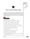 CIRCULATION OF BODY FLUIDS