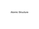 Atomic Structure [PowerPoint]