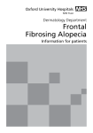 Frontal Fibrosing Alopecia - Oxford University Hospitals
