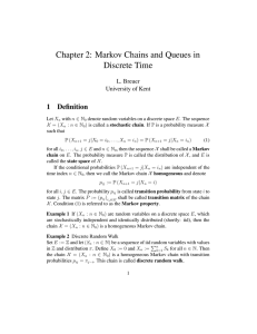 Markov Chains and Queues in Discrete Time