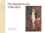 The Napoleonic Era, 1799-1815