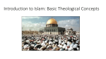 Introduction to Islam: Basic Theological Concepts