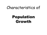 Characteristics of population growth pp