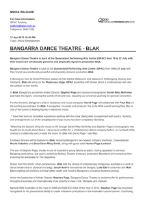 BANGARRA DANCE THEATRE - BLAK - QPAC Publicity