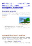 Ecological Succession- Definition,Types of