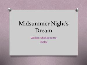 A Midsummer Night`s Dream