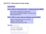 IELM 511: Information System design Introduction Part 1. ISD for
