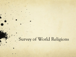 Survey of World Religions