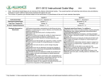 Math Geometry Instructional Map 2011-2012