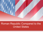 Roman Republic Compared to the United States