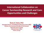 Survivors and Chronic Cancer Patients: International Collaboration