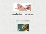 Headache treatment: