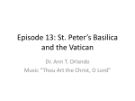 Episode 13 Vatican