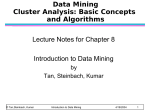 Data Mining Cluster Analysis: Basic Concepts and