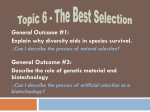 natural vs artificial selection ppt