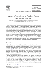 Impact of the plague in Ancient Greece
