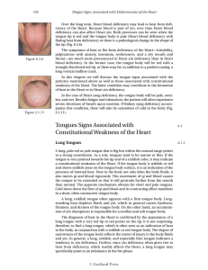 Tongues Signs Associated with Constitutional