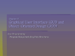 Chapter 6: Graphical User Interface (GUI) and Object