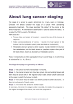 About lung cancer staging - Welsh Cancer Intelligence and