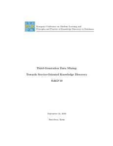 Third-Generation Data Mining: Towards Service