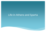 Life in Athens and Sparta