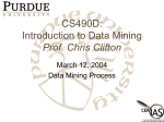 Prof. Chris Clifton - Purdue University :: Computer Science