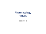 Pharmacology PT020D - Porterville College Home