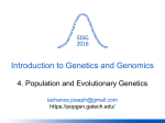 Genetics Session 4_2016