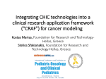 Integrating CHIC technologies into a clinical research application