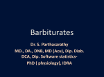 Barbiturates - Anesthesia Slides, Presentations and Publications by