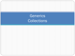 Generics Collections