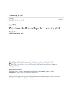 Polybius on the Roman Republic: Foretelling a Fall