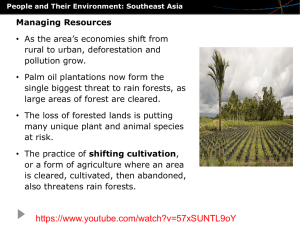 People and Their Environment: Southeast Asia
