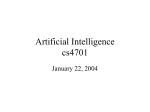 Artificial Intelligence W4115 - Computer Science, Columbia University