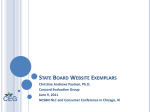 State Board Website Exemplars - National Council of State Boards