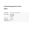 System Management Console Software Requirements Specification