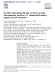 The 2013 International Society for Heart and Lung