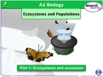 Ecosystems and Populations