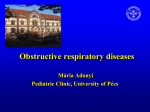 Obstructive respiratory diseases