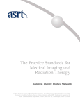 radiation therapy scopes and standards