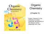 Organic Chemistry - Paint Valley Local Schools