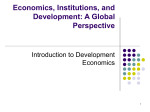 Principles and Concepts: Economic Development