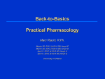 Back_to_basics_pharmacology 1, 2, 3 and 4 Dr Riachi 2012