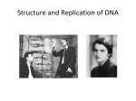 Structure and Replication of DNA