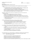 Confidence Intervals and Levels Worksheet