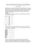 Activities with Graph Paper for Enhancing Learning of