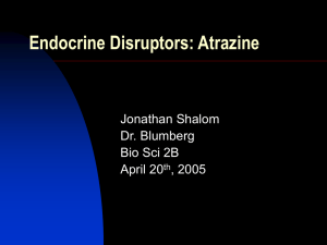 Endocrine Disruptors: Atrazine