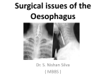 Surgical issues of the Oesophagus