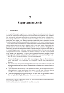 Sugar Amino Acids - The Krasavin research group